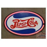 New "Pepsi" LED Neon Style Lighted Sign.