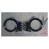 New MTS Nickel Plated Hand Cuffs W/ Keys.