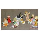 Vintage Dog, Elf & Other Figurines.