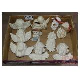 Porcelain Angle/Cherub Ornaments & More.