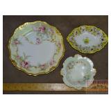 Limoges & Other Hand Painted Porcelain Plates.