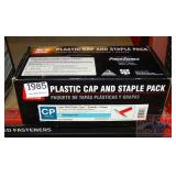 Plastic cap & Staple Pack