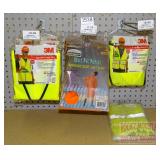 Safety Vests & Ponchos - 3M & Rain Guard, 8 pkgs