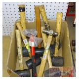 Used Tools - 9 items - 7 Rubber mallets & 2 Ball-p