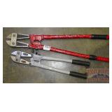 Used Tools - 2 Bolt cutters, 18" & 24"