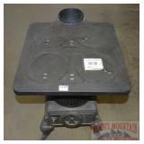 Vogelzang Rancher Coal Range, 4 burner cast iron,