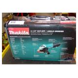 Makita 4 1/2" Cut off angle grinder in case