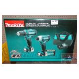 Makita 12v CXT Lithium ion Cordless 2 pc. Combo Ki
