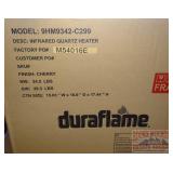 Duraflame Heater - Infrared quartz Heater, cherry