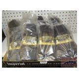 12-3ct pkgs Work Gloves, brown Jersey