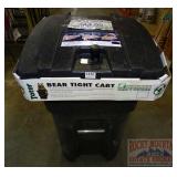 Toter Bear Tight Cart, 64 gal. trash wheeled cart,