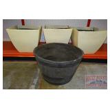 Southern Patio High Density resin Planters - 4x