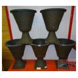 Planters - 5 Poly Sonoma Urns, 16"x21"h