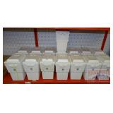 15ct. Double sixpack styrofoam coolers