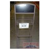 Planter stand w/ chalkboard, 3 tier 47"hx16"w