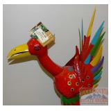 Outdoor Living -  Garden stake 60"h Bird, red