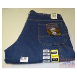 Denim Jeans - Polar King Flannel lined Dungaree, s