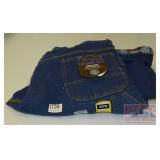 Denim Jeans - Polar King Flannel lined Dungaree, s