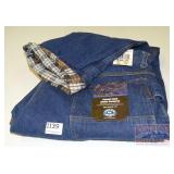 Denim Jeans,  Polar King Flannel lined Dungaree