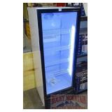 Avanti refrigerated Cooler, glass door, wheeled, 6