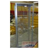 Rotating counter display case, double sided, 36.5"