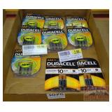 Batteries - Duracell 9pkgs - 7pkgs 4 ct AAA rechar