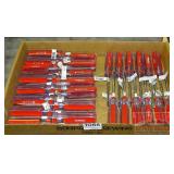 Screwdrivers - 27 - 15 Tool Basix 4" & 12 Vulcan 4