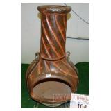 Chimenea W/ Stand. 39" high.