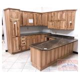 Kemper/Darby Rustic Hickory Display Cabinets.