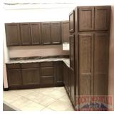 Kemper-Manchester Oak Display Cabinets.