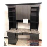 Kemper-Trokel Obsidian Maple Display Cabinets.