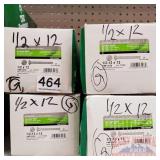 (4) BOXES GALVANIZED CARRIAGE BOLTS - 1/2-13x12 25