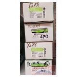 (4) BOXES GALVANIZED CARRIAGE BOLTS - 1/2-13x8 25c