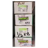 (4) BOXES GALVANIZED CARRIAGE BOLTS - 1/2-13x8 25c