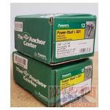 (2) BOXES - Power-Stud+ SD1 Wedge Anchors. 3/8x2-1