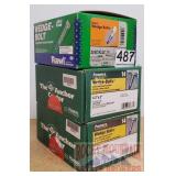 (4) BOXES OF WEDGE BOLTS - (1) Rawl 5/8x3 10ct, (1