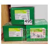 (3) BOXES OF GALVANIZED CARRIAGE BOLTS - (1) 3/8x3