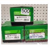 (3) BOXES OF ZINC CARRIAGE BOLTS - 3/8-16X3-1/2