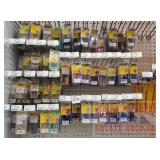 NEW - Wall anchors, drill bits, etc. Lead, concret