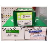 NEW - 25ct steel carriage bolts 1/2x5-1/2, 50ct zi