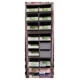 BANK OF BOLT BINS & CONTENTS - Galvanized carriage