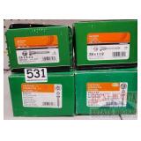 (4) STEEL BOXES LAG SCREWS - 3/5x4.5 50ct, 3/8x1.5