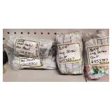 MISC HARDWARE GROUP - (2) lag screws pkgs 1/2x4,