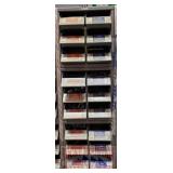 BANK OF BOLT BINS & CONTENTS - Steel zinc hex head