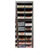 BANK OF BOLT BINS & CONTENTS - Steel zinc lag scre