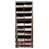 BANK OF BOLT BINS & CONTENTS - Steel zinc lag scre