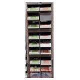 BANK OF BOLT BINS & CONTENTS - Steel zinc carriage