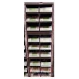 BANK OF BOLT BINS AND CONTENTS - Steel zinc carria