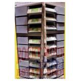 (2) BANKS OF BOLT BINS & CONTENTS - Grade 8 lock w