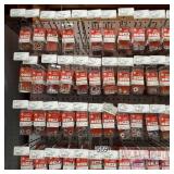 NEW - Steel nuts, finish washers, wing nuts, cap n